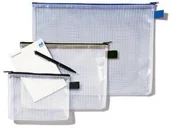 Artykuły biurowe - Acco Teczka z siatki A5 z czarnym suwakiem 1300257 - miniaturka - grafika 1