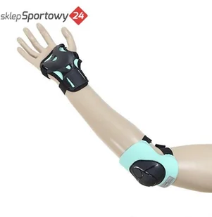 Nils EXTREME OCHRANIACZE H210 CZARN-MIĘT ROZM S EXTREME 16-60-018 - Ochraniacze - miniaturka - grafika 7