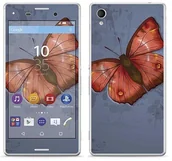 Etui i futerały do telefonów - Sony Royal Sticker Royal tatuaż ścienny RS. 108291 samoprzylepny do M4 Aqua z motywem Red Butterfly RS.108291 - miniaturka - grafika 1