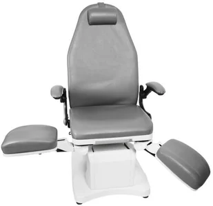 FOTEL PODOLOGICZNY ELEKTRYCZNY AZZURRO 709A SZARY 709A SZARY - Fotele kosmetyczne - miniaturka - grafika 10