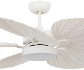 Wentylatory sufitowe - Beacon Lighting Wentylator sufitowy Bali z lampą LED, biały - miniaturka - grafika 1