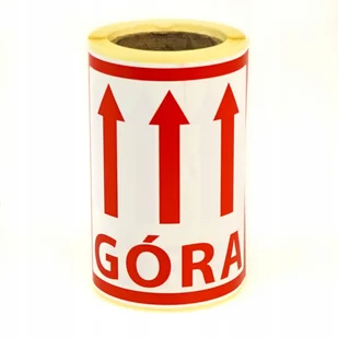 MD Labels Naklejki Etykiety Ostrzegawcze Ostrożnie Góra 100szt 5907483450306 - Etykiety do drukarek - miniaturka - grafika 2