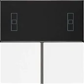 Wyłączniki światła i elektryczne - Jung ls4093t saww KNX przycisk komplet zapewnia komfort regulator LS4093TSAWW - miniaturka - grafika 1