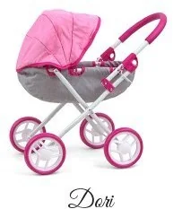 Milly Mally Dori Prestige wózek dla lalek głęboki - Wózki dla lalek - miniaturka - grafika 4