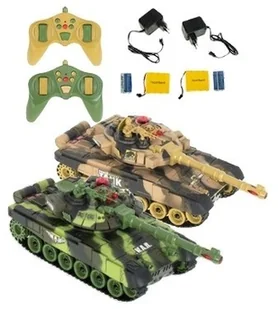 Nieznany producent Zestaw Czołgów RC War Tank 9993 2.4GHz KX8494_2 - Zabawki zdalnie sterowane - miniaturka - grafika 2