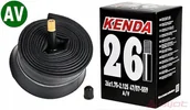 Dętki rowerowe - Kenda Dętka 26 x1,75/1,95/2,0/2,125 Av Samochodowy - miniaturka - grafika 1