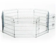 Sprzęt podróżny i transportery dla psów - PawHut KOJEC HODOWLANY METALOWY KLATKA 63x91 cm - miniaturka - grafika 1