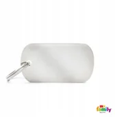 Odblaski i adresówki - Myfamily Basic chromowana adresówka nieśmiertelnik - miniaturka - grafika 1