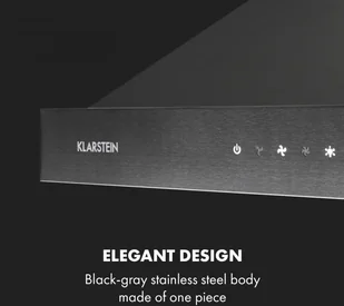 Klarstein Isabella 60 Czarny (CGCH3-BB6) - Okapy kuchenne - miniaturka - grafika 8