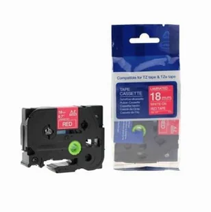 Brother TZ-445 TZe-445 18mm x 8m biały druk czerwony podkład taśma zamiennik TZe-445 - Taśmy do drukarek barwiące Brother TZ-445 TZe-445 18mm x 8m biały druk czerwony podkład taśma zamiennik TZe-445 - Taśmy do drukarek barwiące - miniaturka - grafika 1
