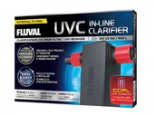 Filtry akwariowe i akcesoria - Fluval Sterylizator UVC In-Line Clarifier, 16x13x6,6cm, 3W, max. 400L - miniaturka - grafika 1