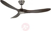 Wentylatory sufitowe - Casa Fan Wentylator sufitowy Eco Genuino 152 chrom/orzech - miniaturka - grafika 1