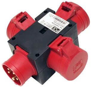 ELHURT Rozgałęziacz siłowy 5 X 32A 400 ELHURT - Osprzęt siłowy - miniaturka - grafika 2