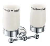 Kubki na szczoteczki do zębów - Art Platino Nikolas kubek podwójny NIK-57052 - miniaturka - grafika 1