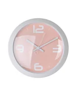 Zegary - Mondex MONDEX ZEGAR ŚCIENNY OKRĄGŁY 25,4 CM RÓŻOWY HTBE9033 10 - miniaturka - grafika 1