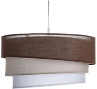 Lampy sufitowe - Trio Lampa wisząca 1 x 40 W E27 brązowa - miniaturka - grafika 1