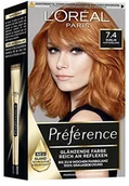 Farby do włosów i szampony koloryzujące - L'Oréal Paris Préférence 7.4 miedziany blond (Dublin) 3 sztuki (3 x 213 g) - miniaturka - grafika 1