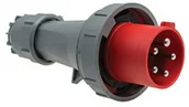 Osprzęt siłowy - Pawbol Wtyczka siłowa przenośna 63A 400V 5p IP67 B.1050 - miniaturka - grafika 1