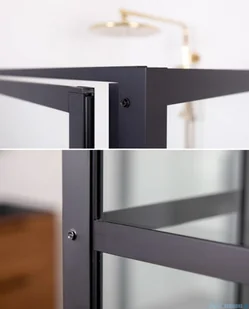 Riho Grid GB201 kabina prysznicowa 80x90 czarna GB2080090 - Kabiny prysznicowe - miniaturka - grafika 5