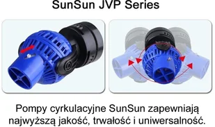SunSun SunSun JVP-133 - pompa cyrkulacyjna 5000 - 10000/lh SunSun Pompa JVP-133 - Filtry akwariowe i akcesoria - miniaturka - grafika 11