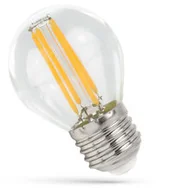 Żarówki LED - Spectrum LED KULKA E27 230V 4W COG WW CLEAR WOJ14072 - miniaturka - grafika 1