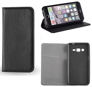 GreenGo Etui Smart Magnet do Samsung J3 2017 J330 wersja EU czarny GSM029552 - Etui i futerały do telefonów - miniaturka - grafika 3