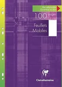 Wkłady do segregatora - Clairefontaine 1731 °C wkłady do kołonotatnika DIN A4 (francuska linie, 50 kartek, 210 X 297 MM) Biały, biały 50 arkuszy 1730C - miniaturka - grafika 1