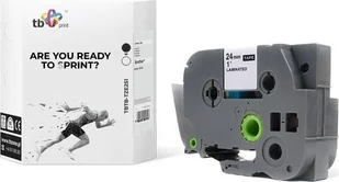 Brother tb print TB Print Taśma TBTB-TZE251 Czarny na Białym 24x8mm 1szt TBTB-TZE251 - Dodatki do drukarek i skanerów - miniaturka - grafika 3