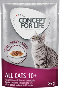 Concept for Life Concept for Life All Cats 10+ w sosie - 12 x 85 g - Mokra karma dla kotów - miniaturka - grafika 3