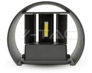 v-tac Oprawa Ścienna Kinkiet 6W V-TAC Góra/Dół Regulowany Czarny Okrągły IP65 Bridgelux VT-756 4000K 660lm - Lampy ścienne - miniaturka - grafika 22