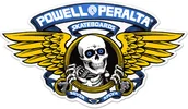 Dodatki do ubrań - POWELL PERALTA naklejka POWELL PERALTA WINGED RIPPER STICKER Blue - miniaturka - grafika 1