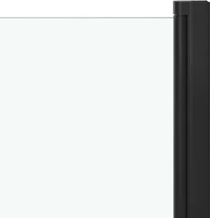 VidaXL Składany parawan nawannowy, 3 panele, ESG, 130x138 cm, czarny 147191         VidaXL - Parawany nawannowe - miniaturka - grafika 7