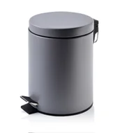 Kosze na śmieci - FENIKS Bathlab Z Pedałem Ze Stali Nierdzewnej Bathlab Zac Szary 3 L - miniaturka - grafika 1