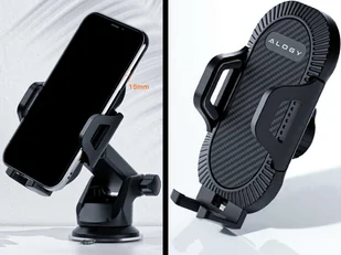 Alogy Uchwyt samochodowy 3w1 Alogy na szybę do kratki na deskę rozdzielczą Czarny 10224X1 - Uchwyty samochodowe do telefonów Alogy Uchwyt samochodowy 3w1 Alogy na szybę do kratki na deskę rozdzielczą Czarny 10224X1 - Uchwyty samochodowe do telefonów - miniaturka - grafika 10