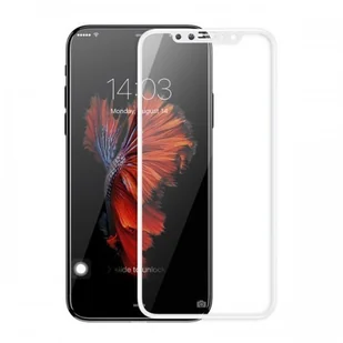 Wozinsky Full Screen szkło hartowane 9H na cały ekran z ramką iPhone XS / X biały 7426825333612 - Szkła hartowane na telefon - miniaturka - grafika 2