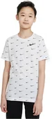 Koszulki sportowe męskie - Nike Koszulka sportowa dla dzieci Sportswear Swoosh DC7530 DC7530 100 S - miniaturka - grafika 1