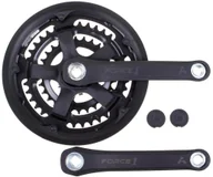Części rowerowe - Amar Wheels Mechanizm korbowy Amar FORCE 1 28-38-48T 170mm czarny z osłoną 150540 - miniaturka - grafika 1