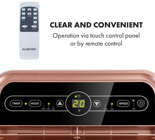 Klarstein Metrobreeze New York Smart 7k, klimatyzator przenośny, 7000 BTU/2,1 kW, klasa efektywności energetycznej A, pilot zdalnego sterowania DXJ2-MtrbrzNYSmrt7KW - Klimatyzatory - miniaturka - grafika 19