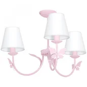 Lampy sufitowe - Milagro MLP963 ALICE PINK 3xE14 40W METAL + PVC - miniaturka - grafika 1