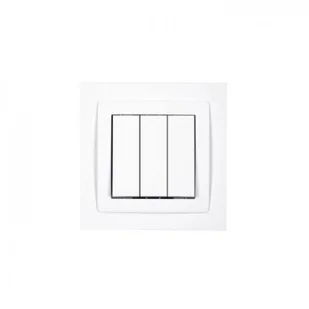 Karlik Łącznik Potrójny DWP-7 biały - Wyłączniki światła i elektryczne - miniaturka - grafika 2