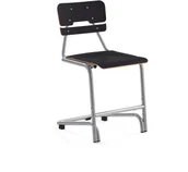 Meble do szkół i przedszkoli - AJ Produkty Krzesło szkolne DOCTRINA, 500 mm, czarny - miniaturka - grafika 1