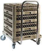 Wózki magazynowe - Stalgast Wózek do przewożenia koszy 810000 - miniaturka - grafika 1