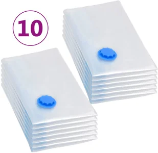 vidaXL Próżniowe worki podróżne na ubrania, 80x60 cm, 10 szt. vidaXL - Pudła i pojemniki do przechowywania - miniaturka - grafika 3