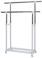 Wieszaki i stojaki - STORE.IT Store.IT 670124 stojak na rollkleide XXL, podwójne drążek na ubrania, metal/tworzywo sztuczne, biały, 90 x 44 x 95 cm 670124 - miniaturka - grafika 1