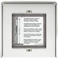 Akcesoria do domofonów i wideodomofonów - Bticino Obudowa natynkowa z daszkiem do paneli Sfera - 1 moduł - Biała Legrand 350612 350612 - miniaturka - grafika 1