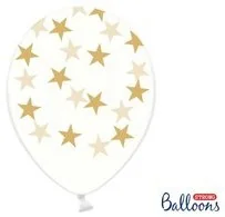 Strong Balony, "Gwiazdki złote", 14", Strong, biały, 6 szt. - Balony i akcesoria - miniaturka - grafika 2