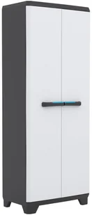 Kis KIS szafka z tworzywa sztucznego "Linear" o wysokiej, 1 sztuki, jasno-szary/czarny, 9724000 0616 02 9724000 0616 02 - Skrzynie ogrodowe - miniaturka - grafika 3