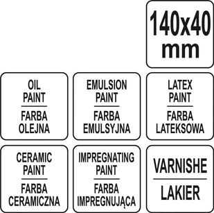 Yato Pędzel tapetowy E40x140 YT-54641 - Pędzle - miniaturka - grafika 3