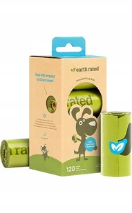 Earth Rated Woreczki Bezzapachowe 8x15 szt - Woreczki na psie odchody - miniaturka - grafika 2