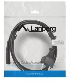 LANBERG LANBERG Kabel zasilający CEE 7/16 C7 LANBERG 1.8 m - Zasilacze do laptopów - miniaturka - grafika 2